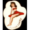 FLYING FANNIE NOSE ART PIN